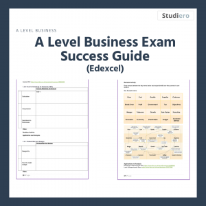 A Level Business Exam Success Guide (Edexcel)